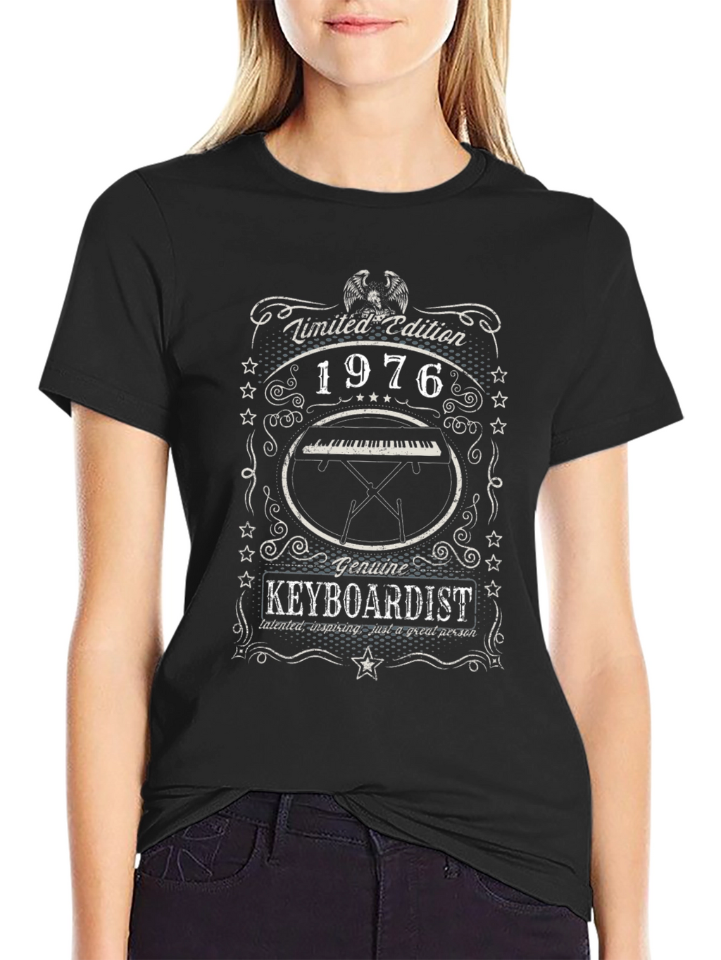 Limited Edition 1976 Keyboardist Graphic T-Shirt