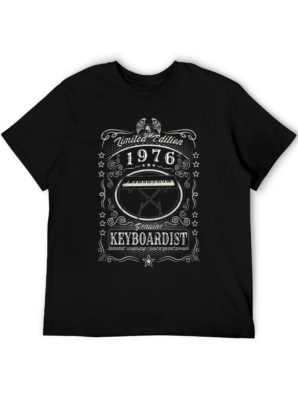Limited Edition 1976 Keyboardist Graphic T-Shirt