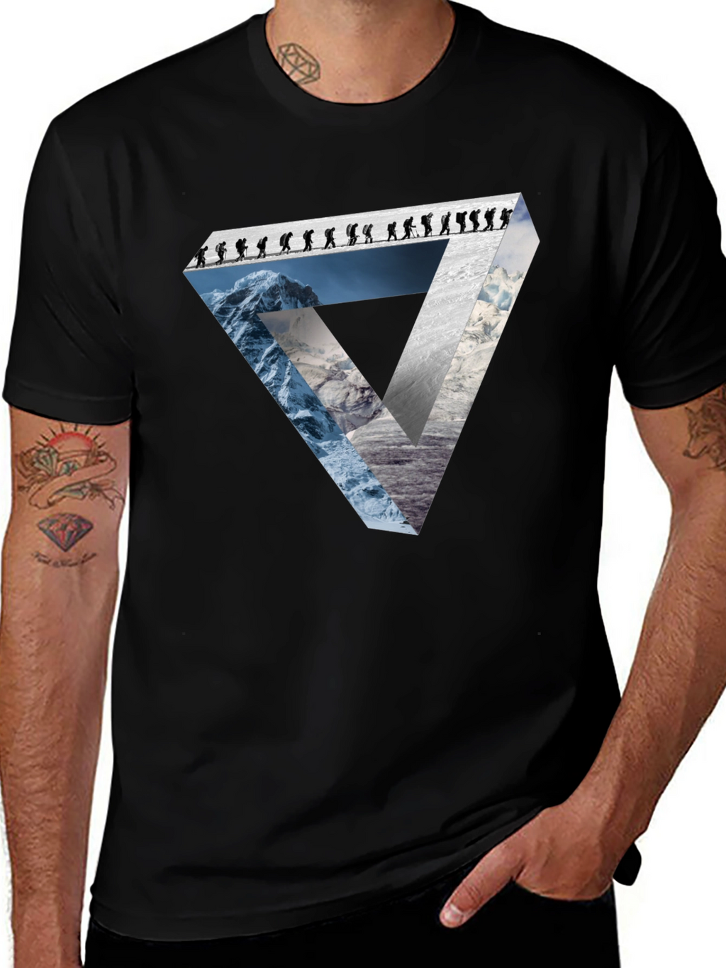 Mountain Climber Triangle Graphic Tee