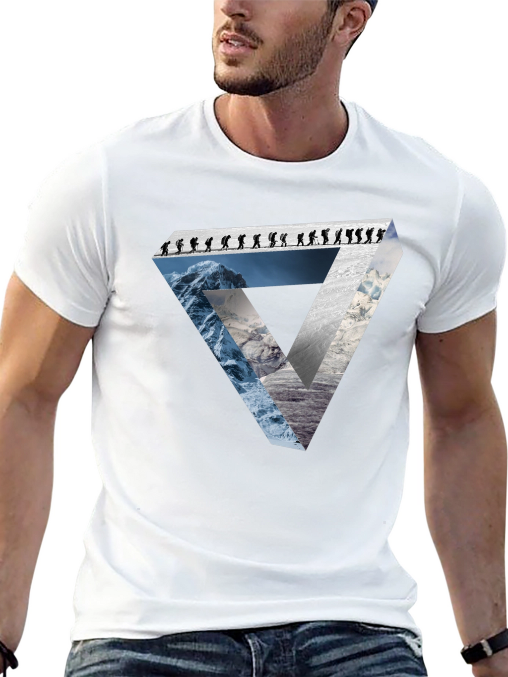 Mountain Climber Triangle Graphic Tee