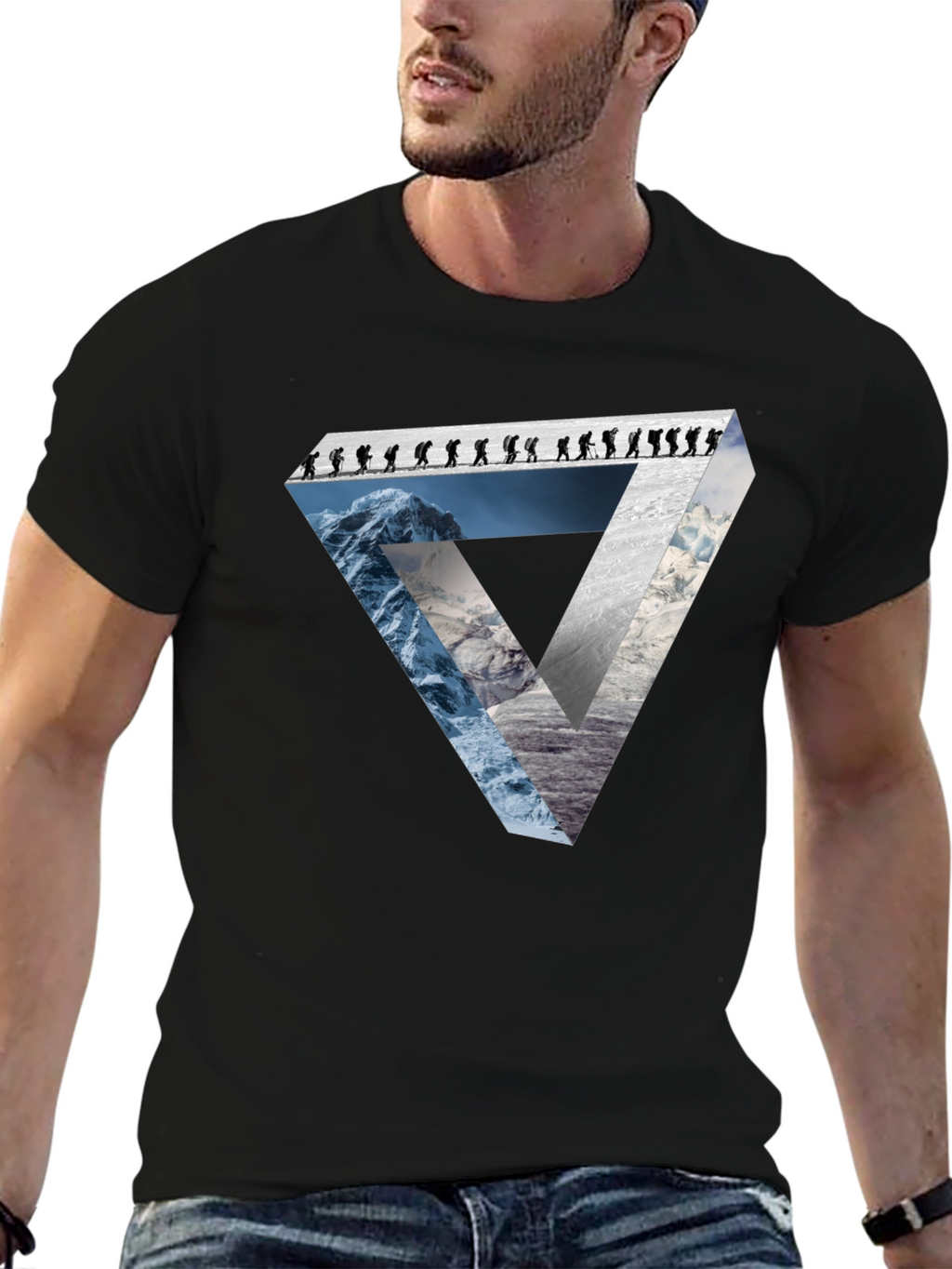 Mountain Climber Triangle Graphic Tee