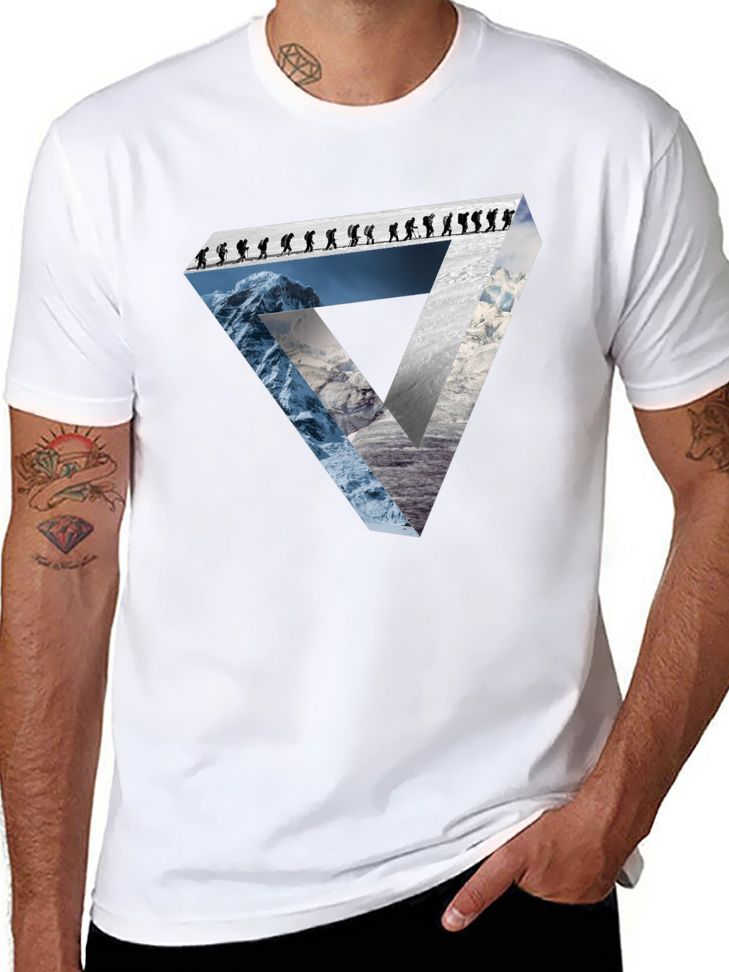 Mountain Climber Triangle Graphic Tee