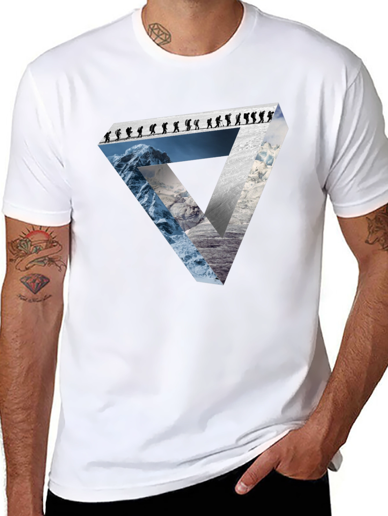 Mountain Climber Triangle Graphic Tee
