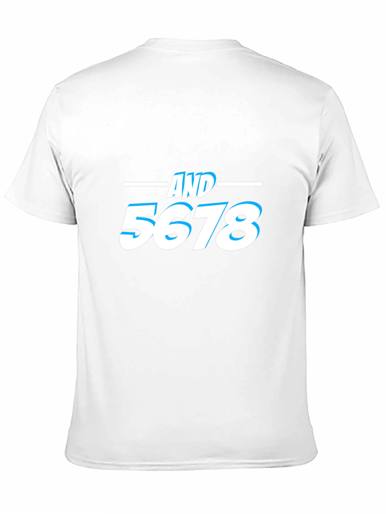 AND 5678 Dance T-Shirt - Black Cotton Tee