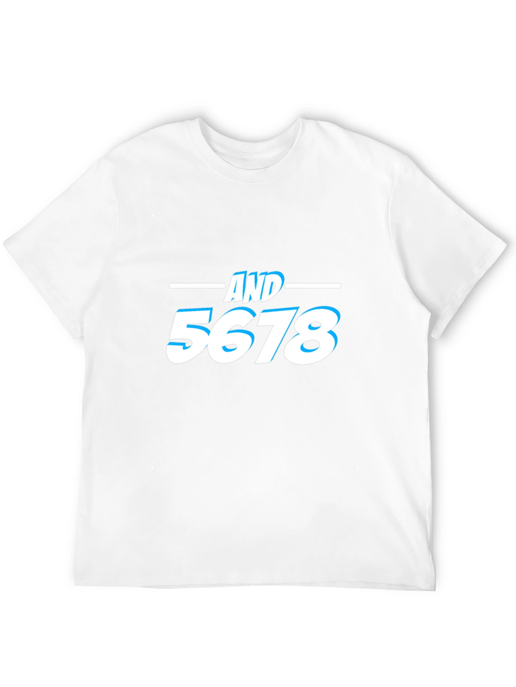 AND 5678 Dance T-Shirt - Black Cotton Tee