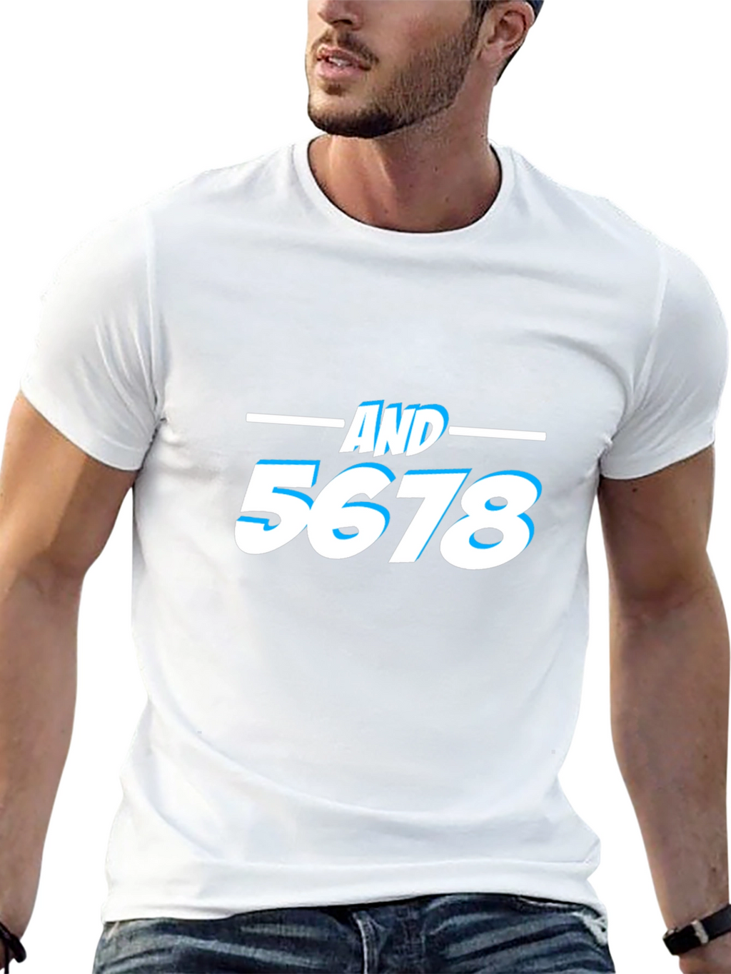 AND 5678 Dance T-Shirt - Black Cotton Tee