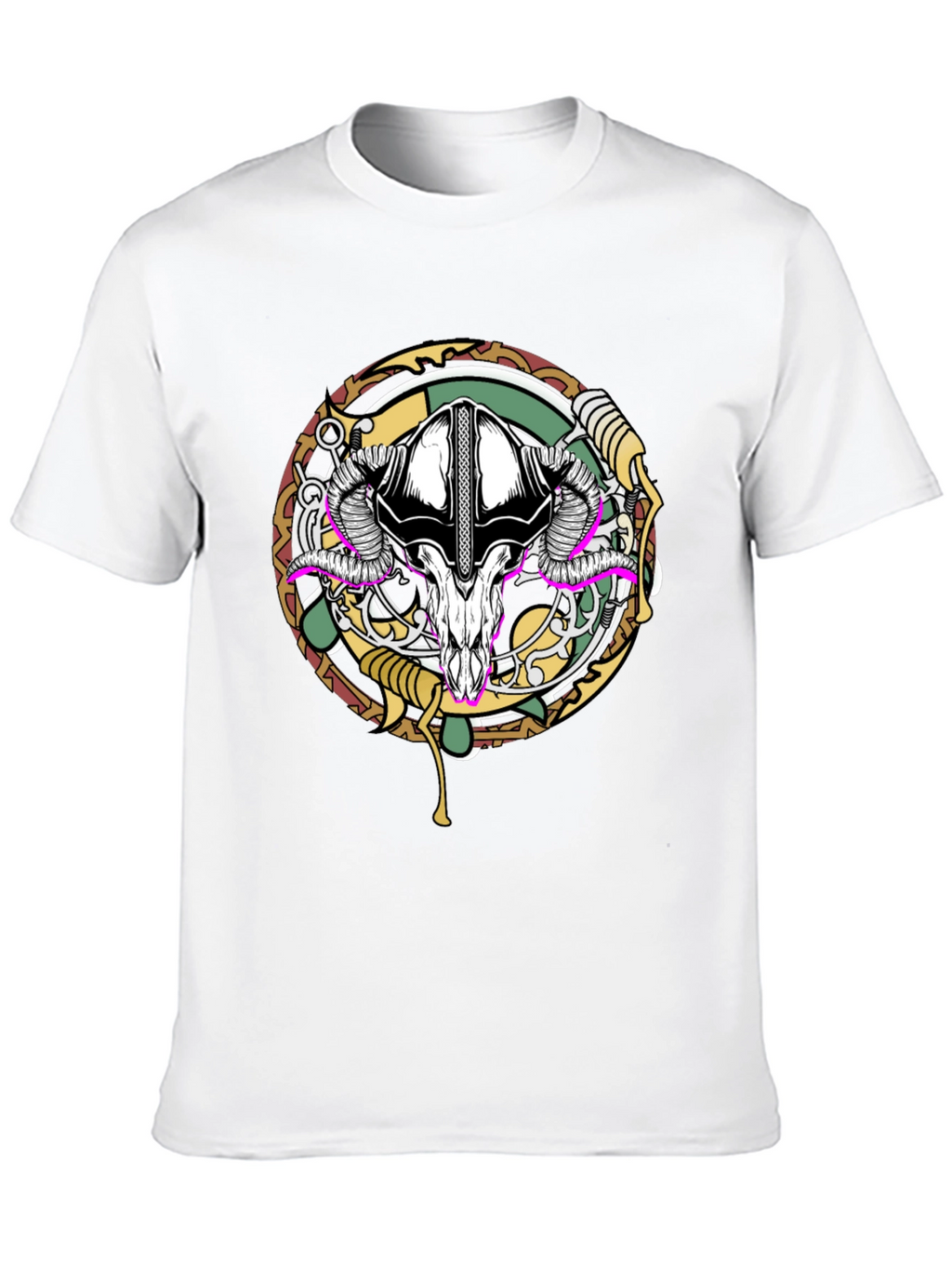 Skull Graphic Print Black T-Shirt