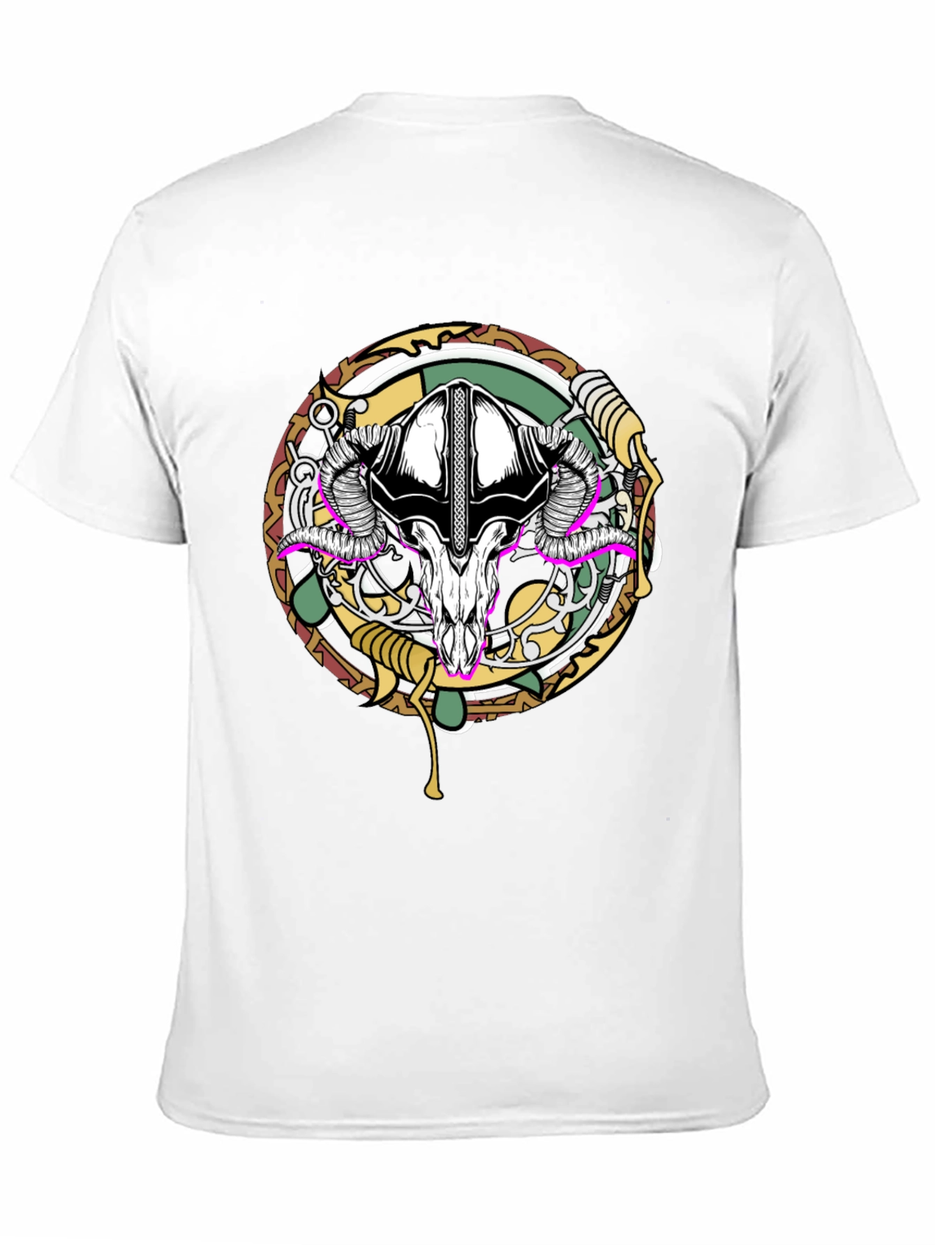 Skull Graphic Print Black T-Shirt