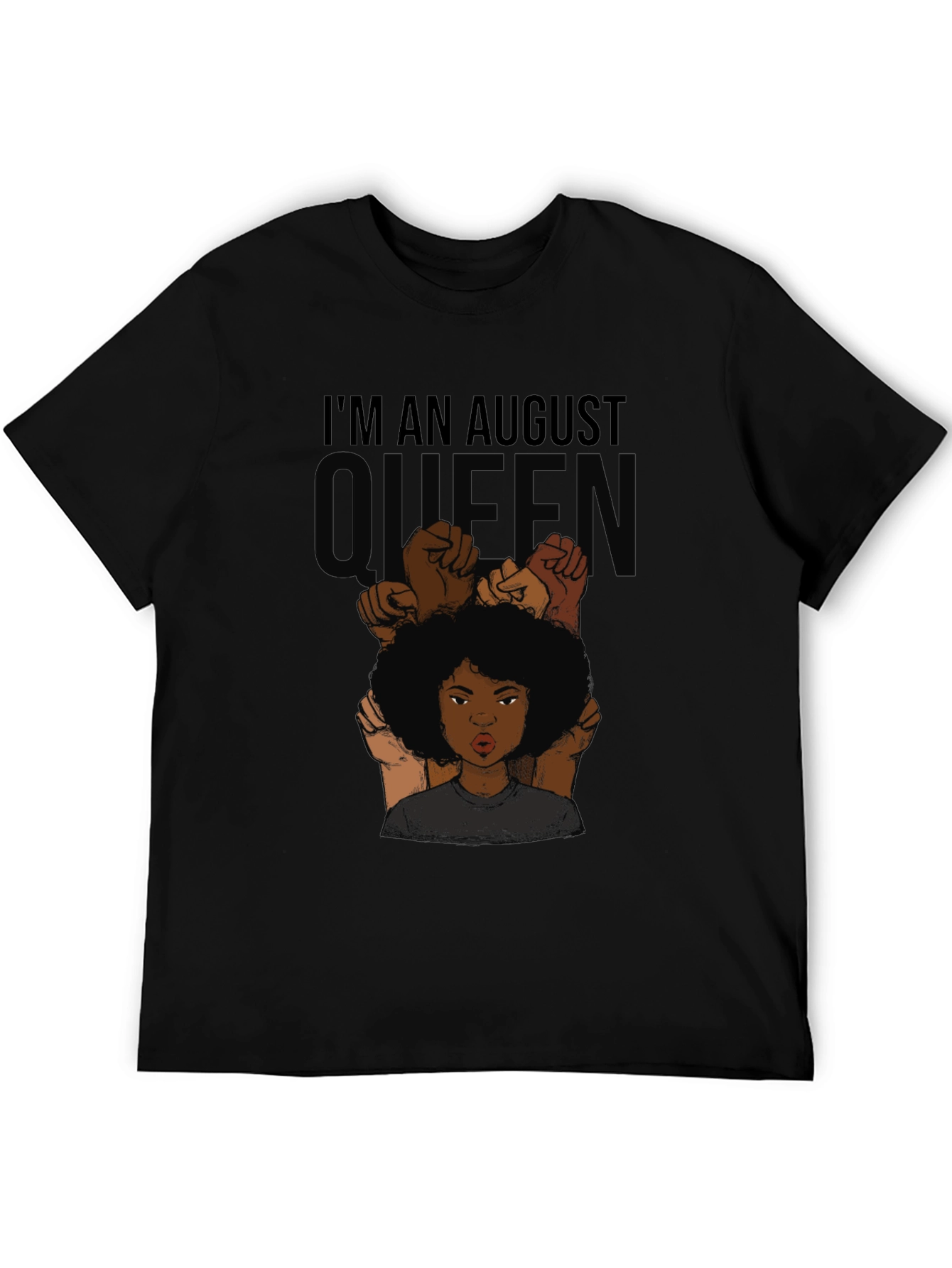 August Queen Black Pride T-Shirt