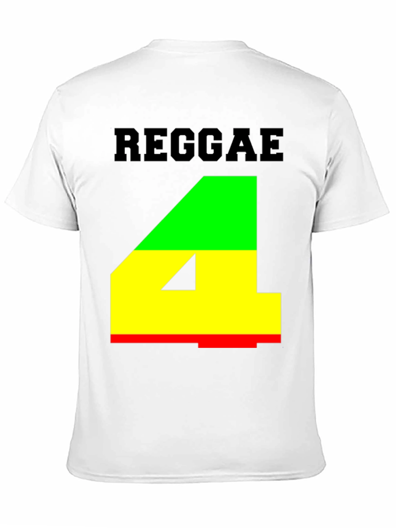 Reggae 4 T-Shirt - Rasta Colors