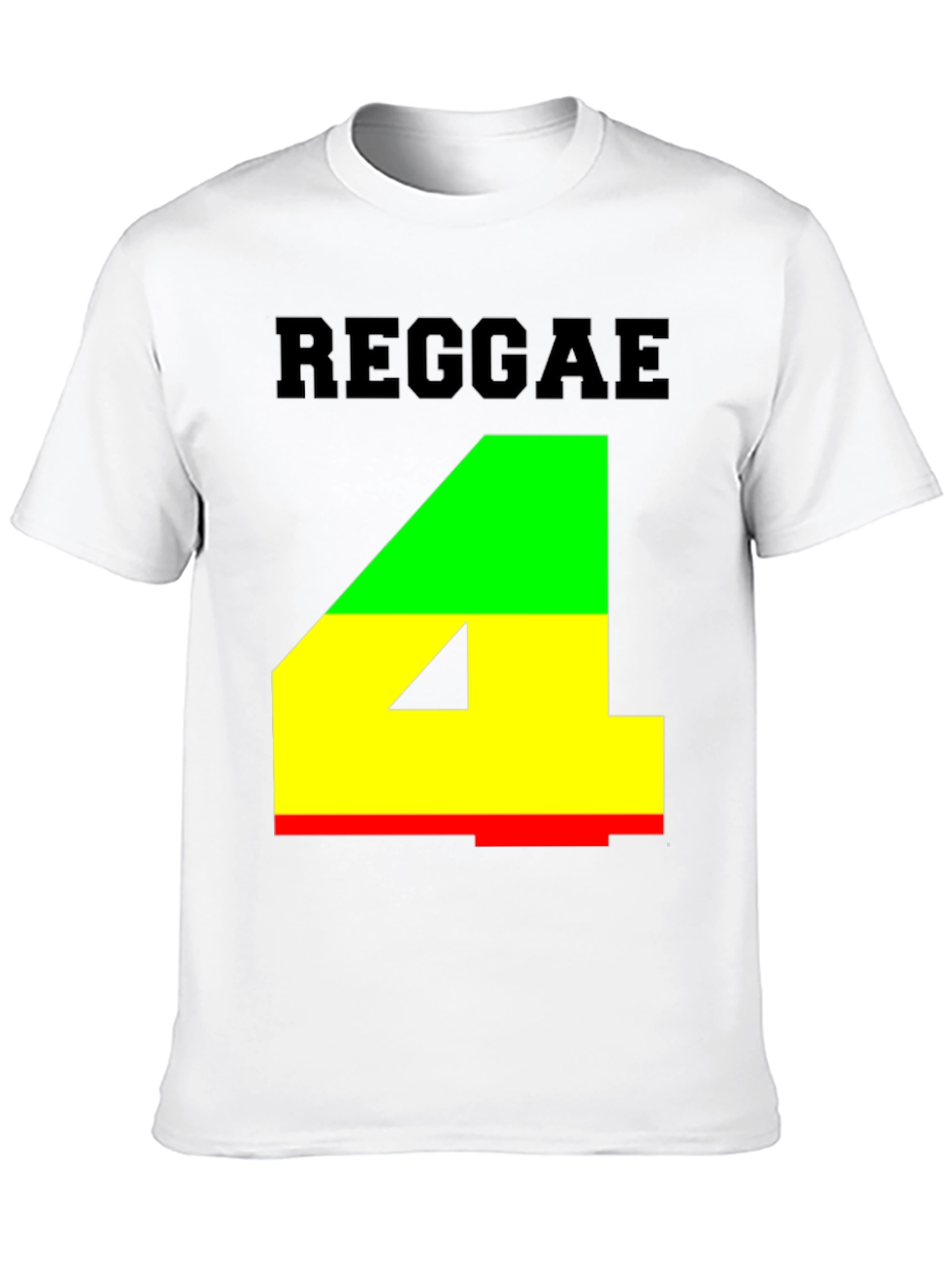 Reggae 4 T-Shirt - Rasta Colors