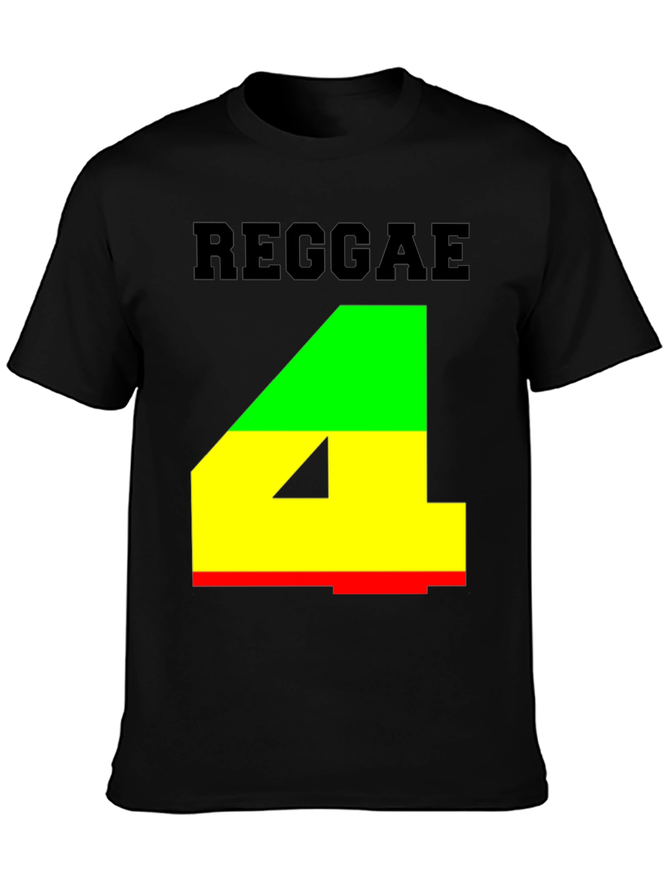 Reggae 4 T-Shirt - Rasta Colors