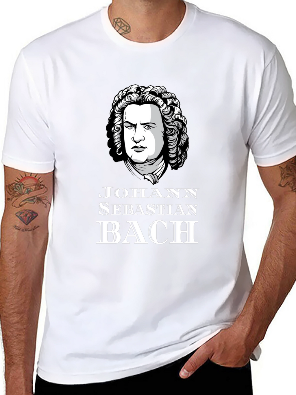 Johann Sebastian Bach Graphic T-Shirt