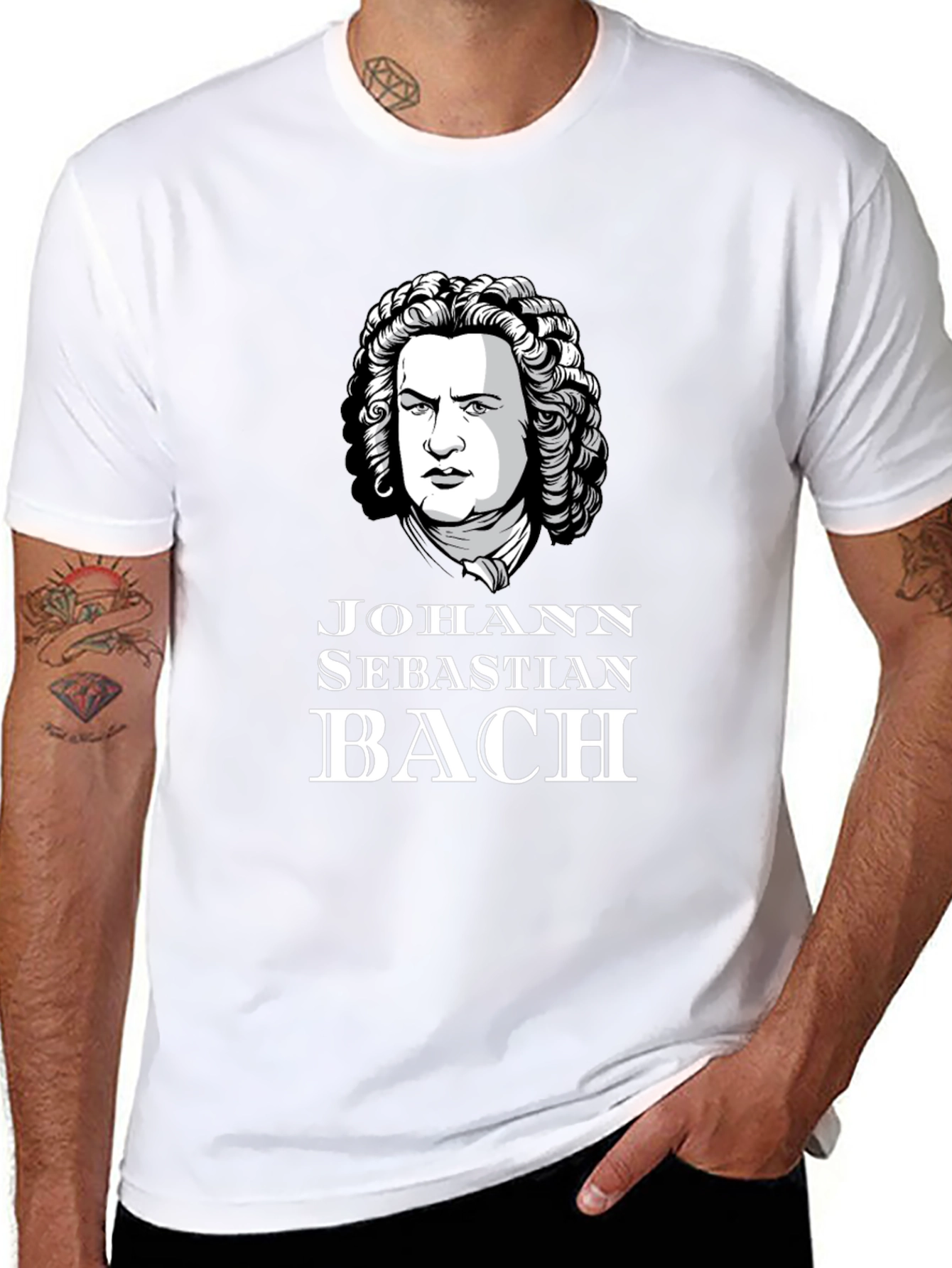 Johann Sebastian Bach Graphic T-Shirt