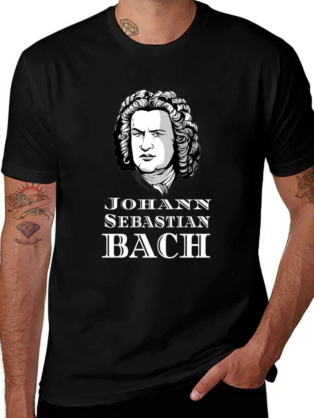 Johann Sebastian Bach Graphic T-Shirt