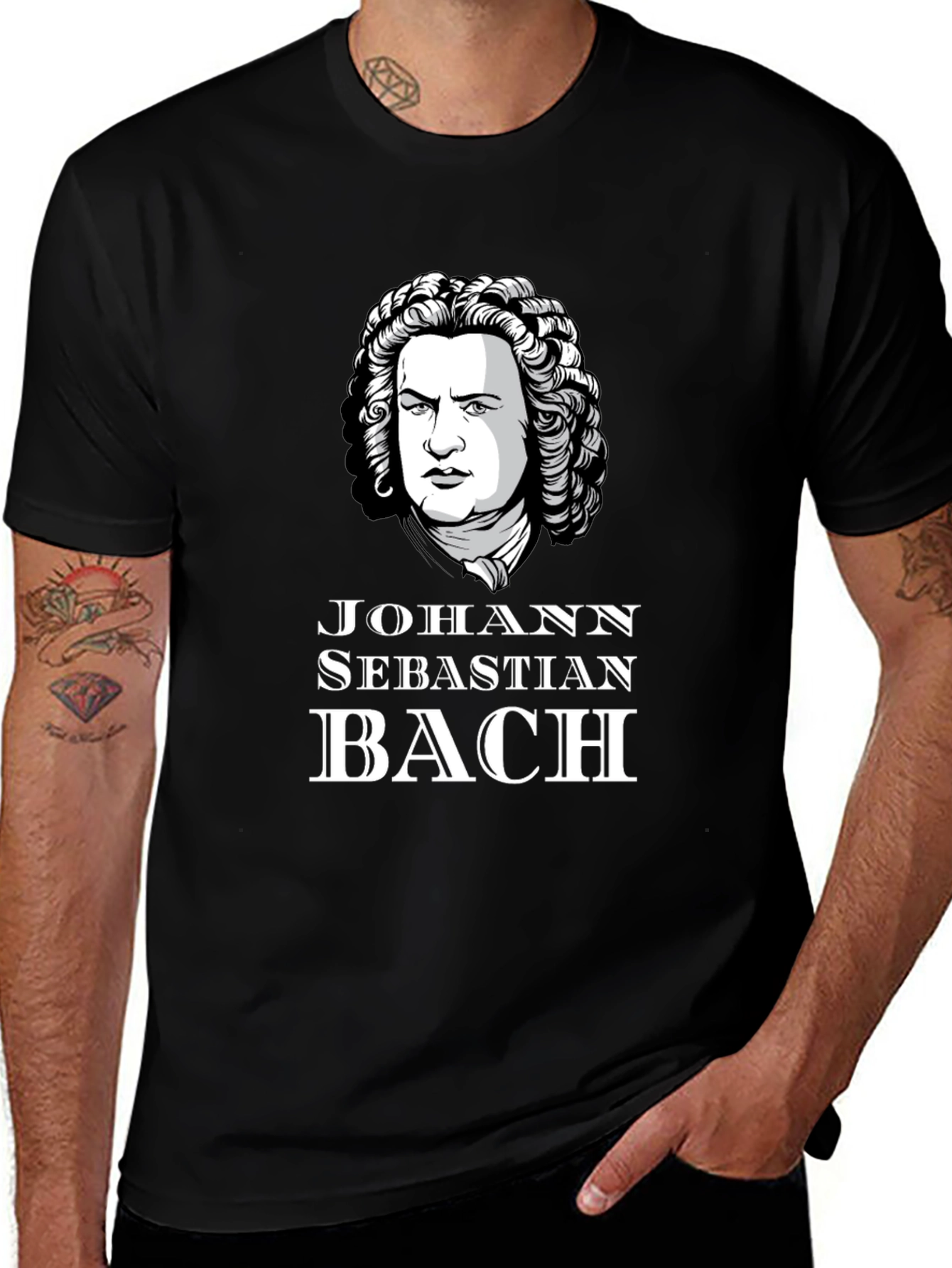 Johann Sebastian Bach Graphic T-Shirt