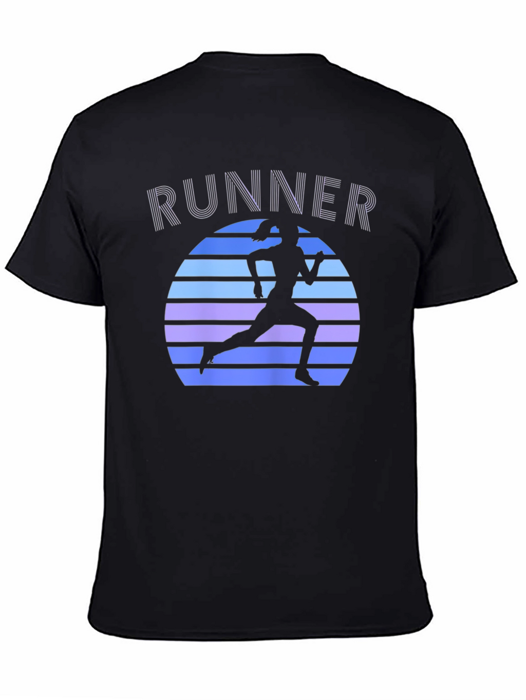 Runner Graphic Tee - Retro Style