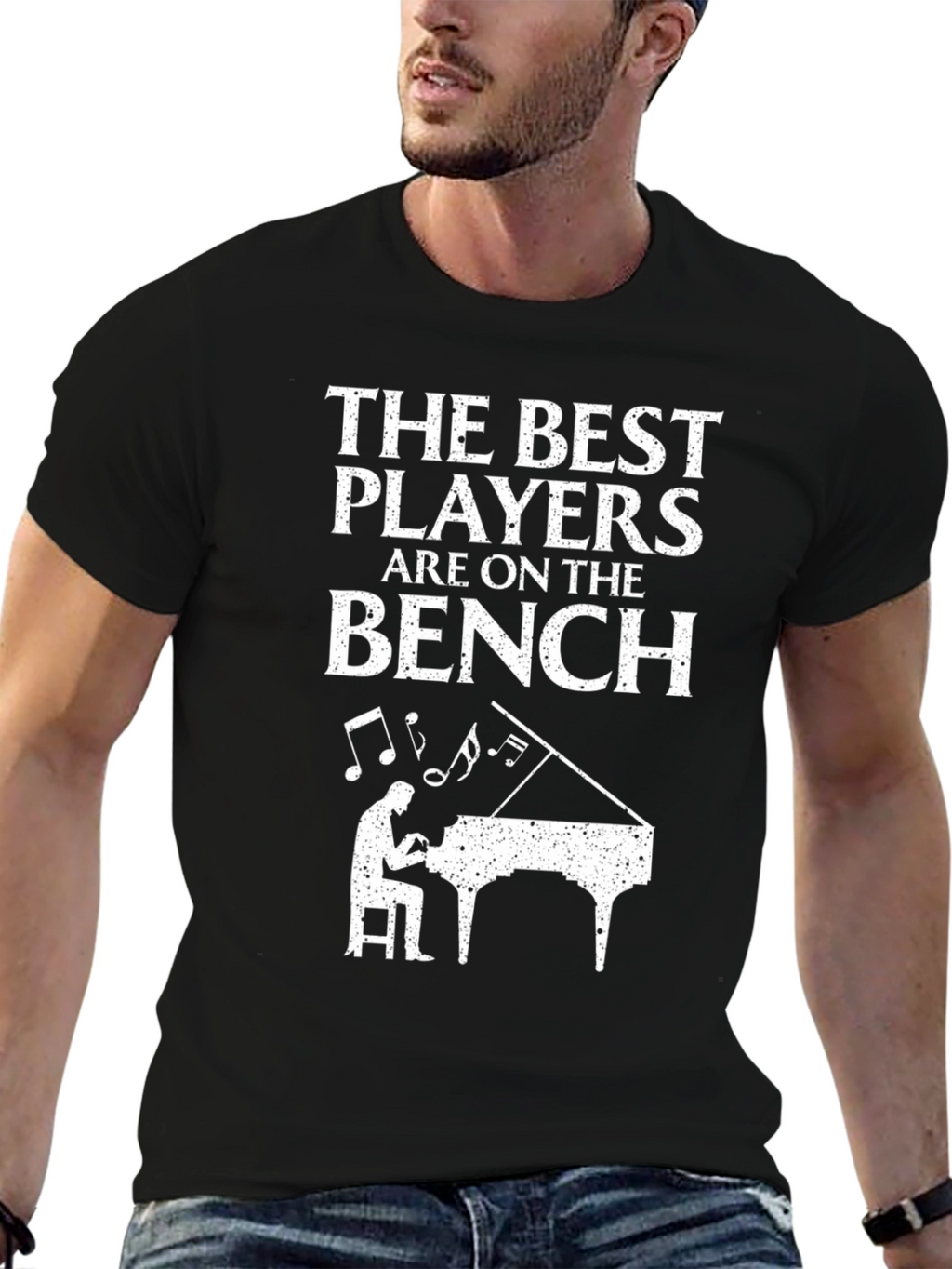 The Best Players Are on the Bench Piano T-Shirt