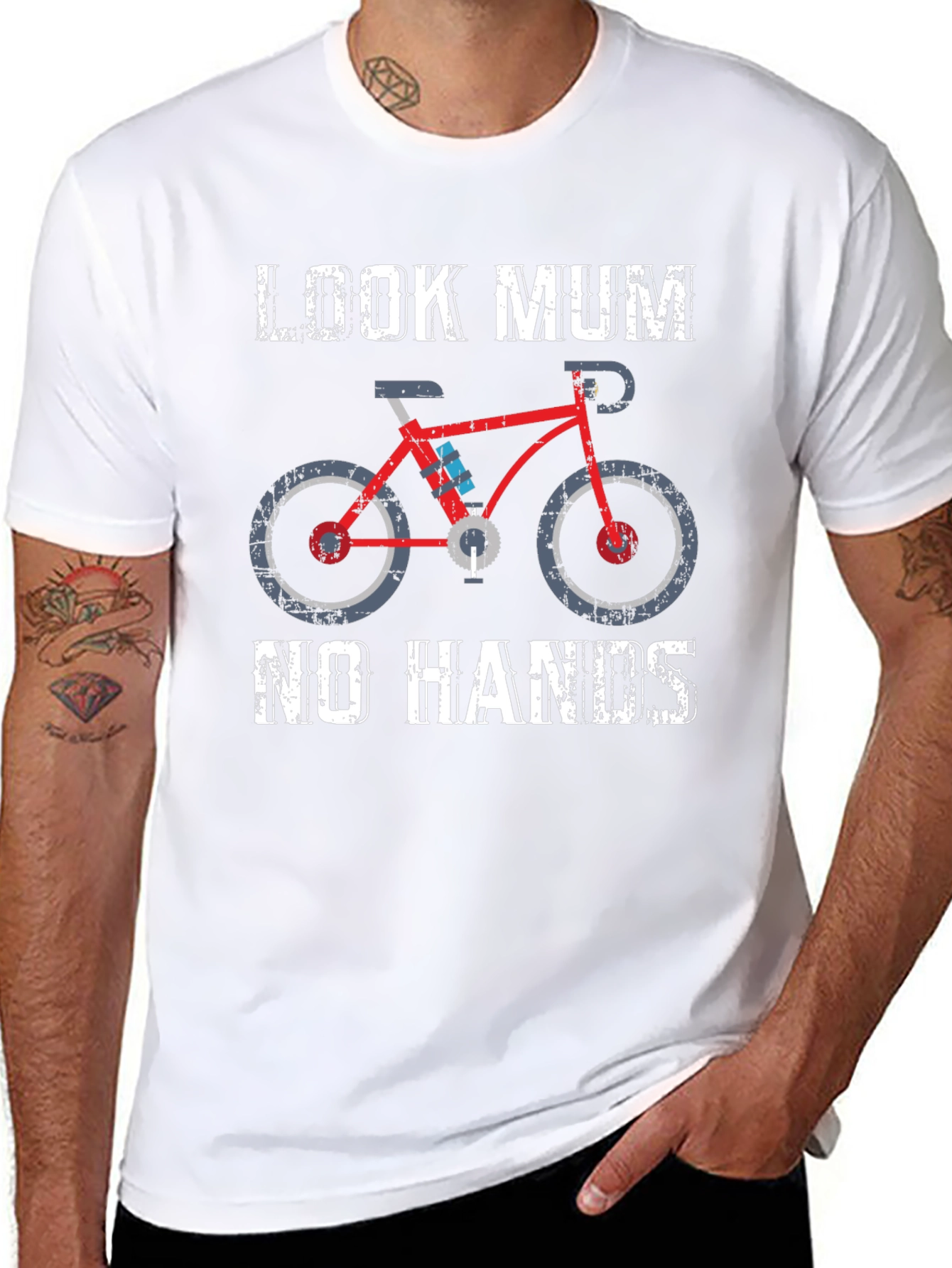 Look Mum No Hands Cycling T-Shirt