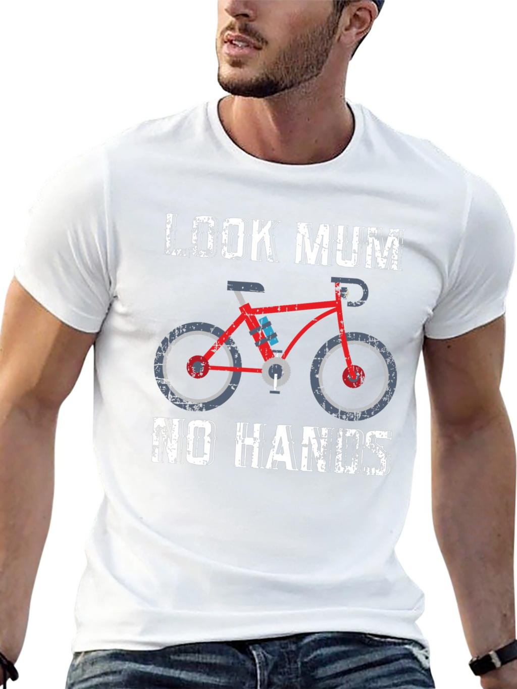 Look Mum No Hands Cycling T-Shirt