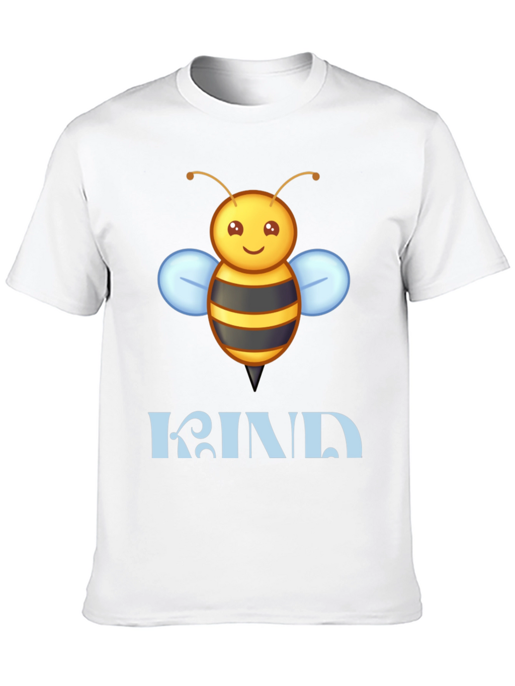 Be Kind Bee Graphic Tee - Black Cotton T-Shirt