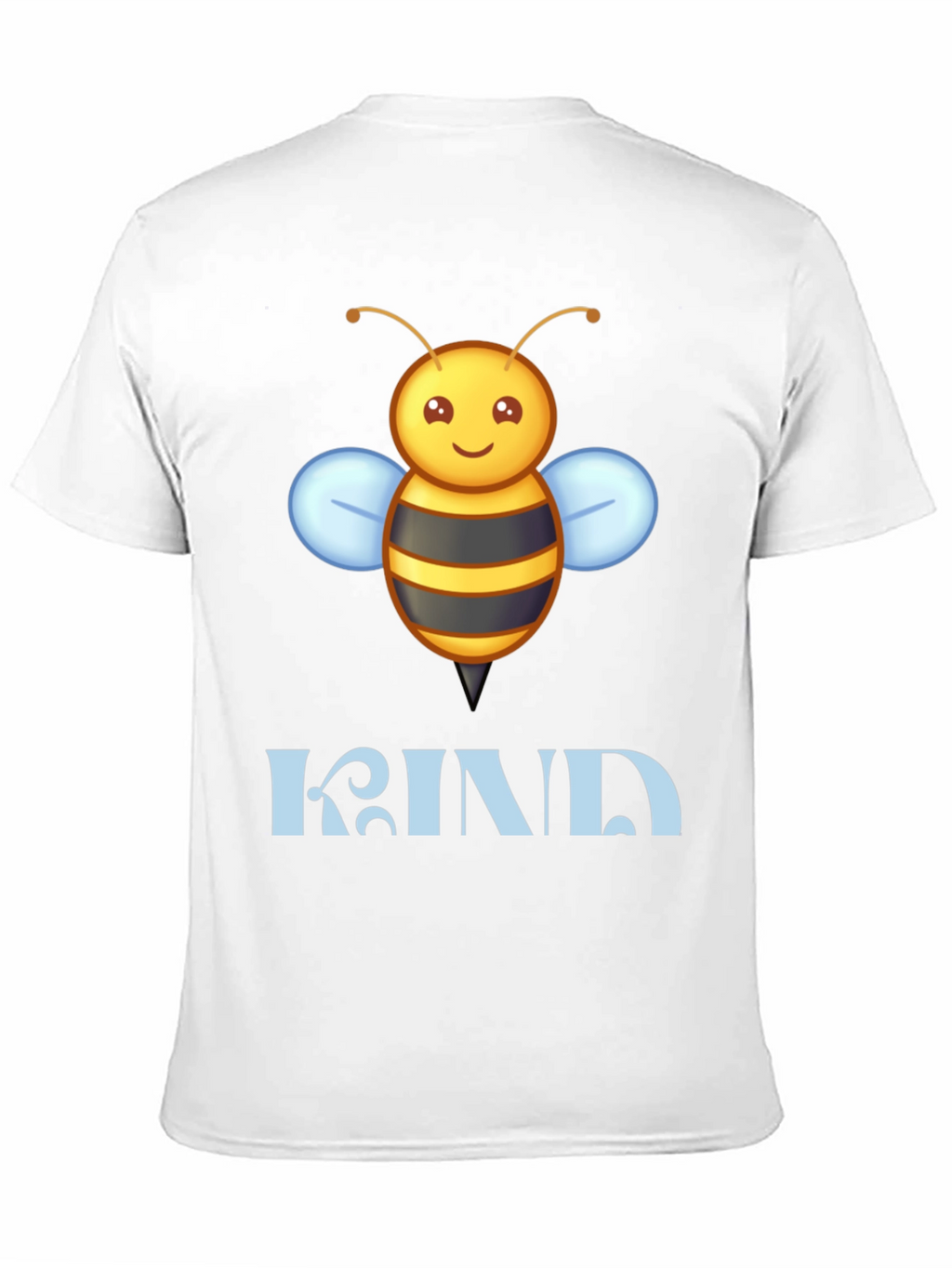 Be Kind Bee Graphic Tee - Black Cotton T-Shirt