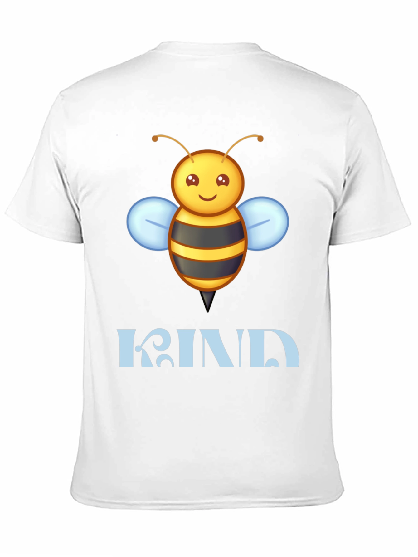 Be Kind Bee Graphic Tee - Black Cotton T-Shirt