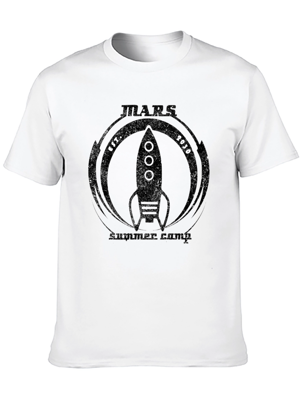 Mars Summer Camp Rocket Graphic Tee