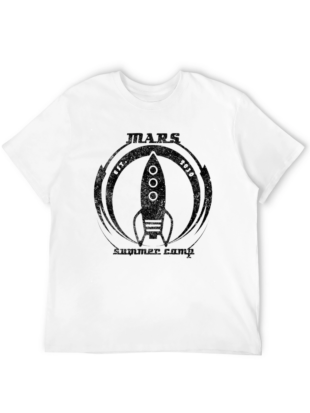 Mars Summer Camp Rocket Graphic Tee