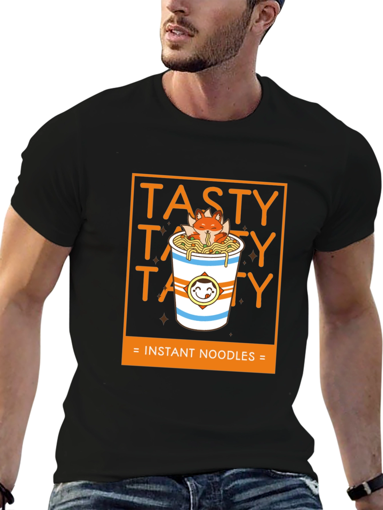 Tasty Instant Noodles Graphic T-Shirt