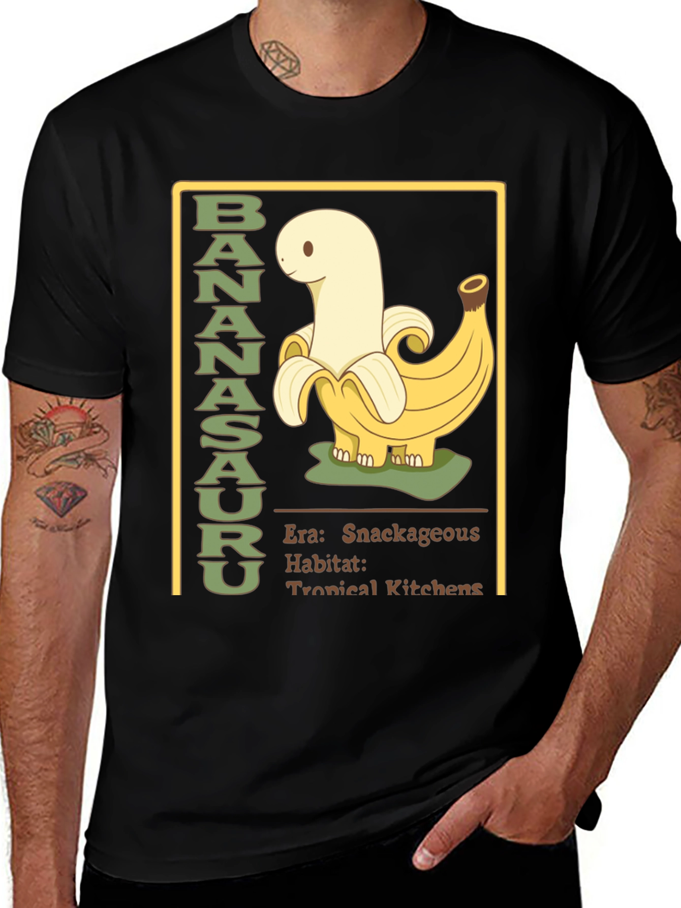 Bananosauru T-Shirt: Snackageous Era Tee