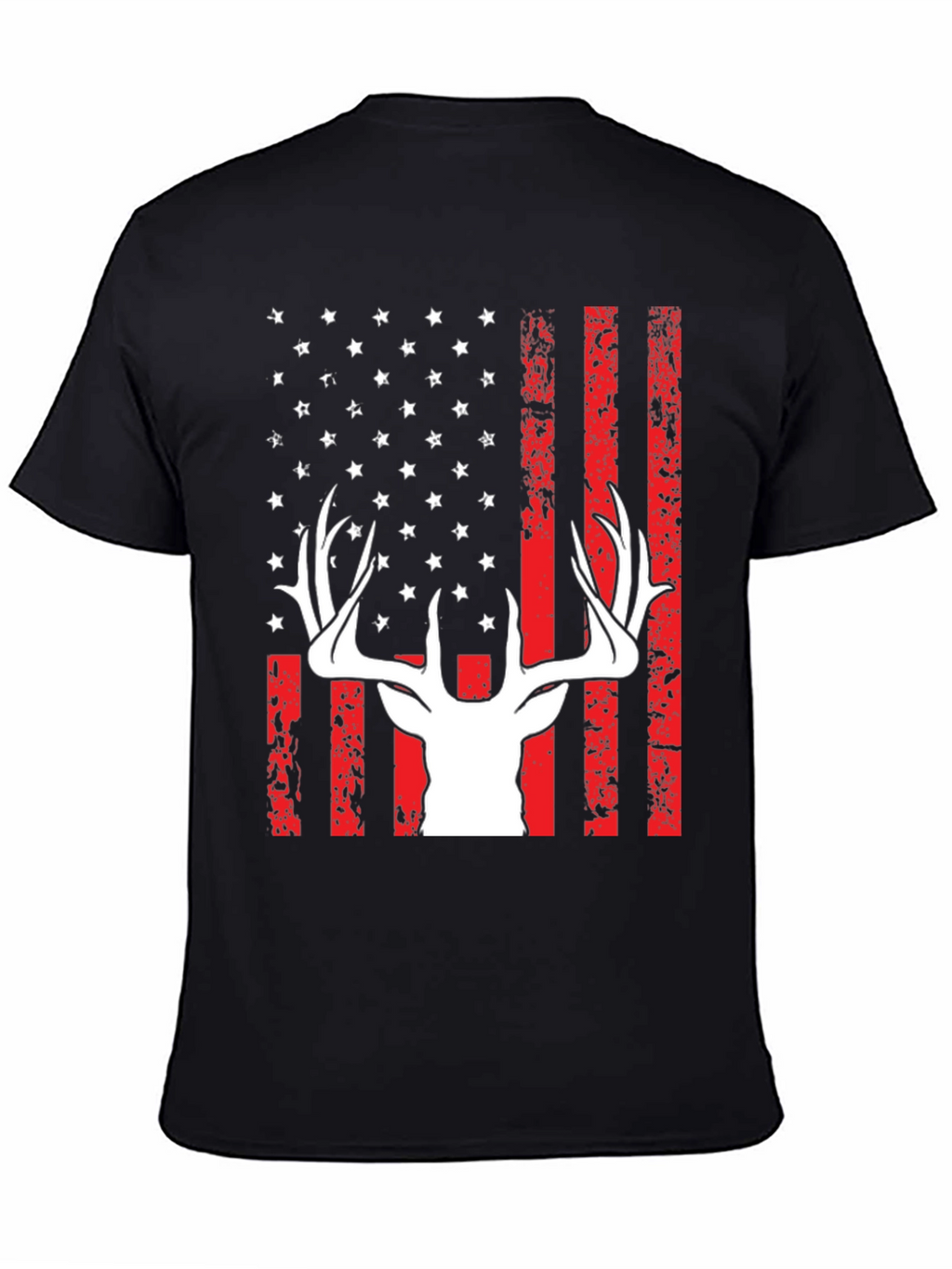 Patriotic Deer Hunting Graphic Tee