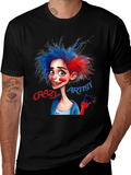 Crazy Artist Graphic T-Shirt