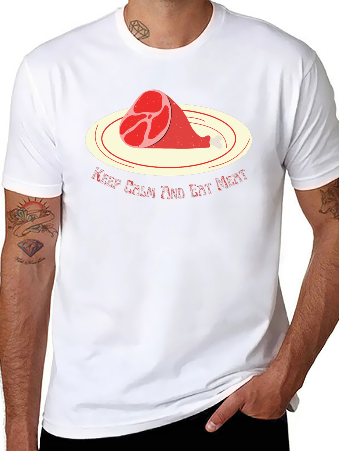 Keep Calm and Eat Meat T-Shirt