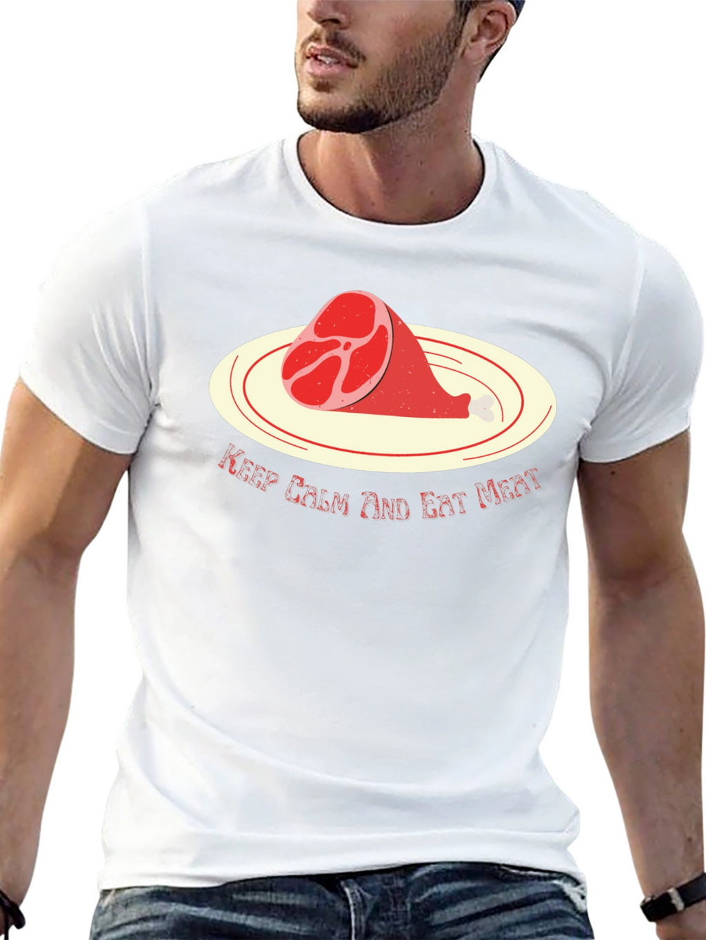 Keep Calm and Eat Meat T-Shirt