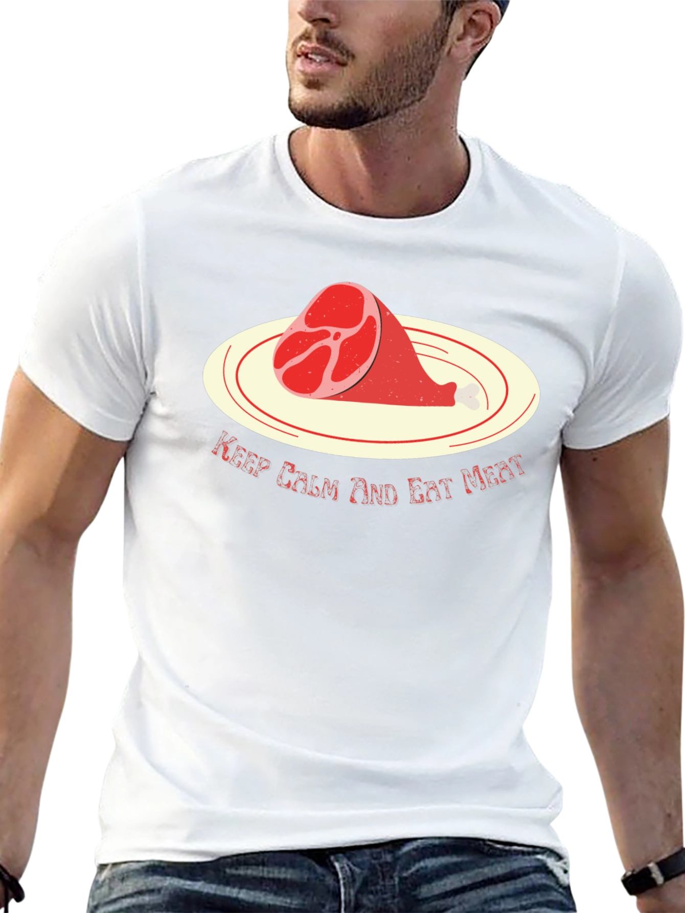 Keep Calm and Eat Meat T-Shirt