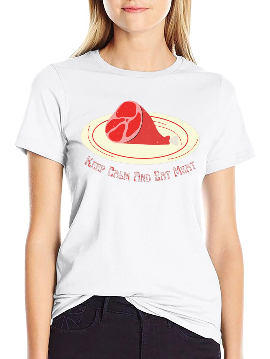Keep Calm and Eat Meat T-Shirt