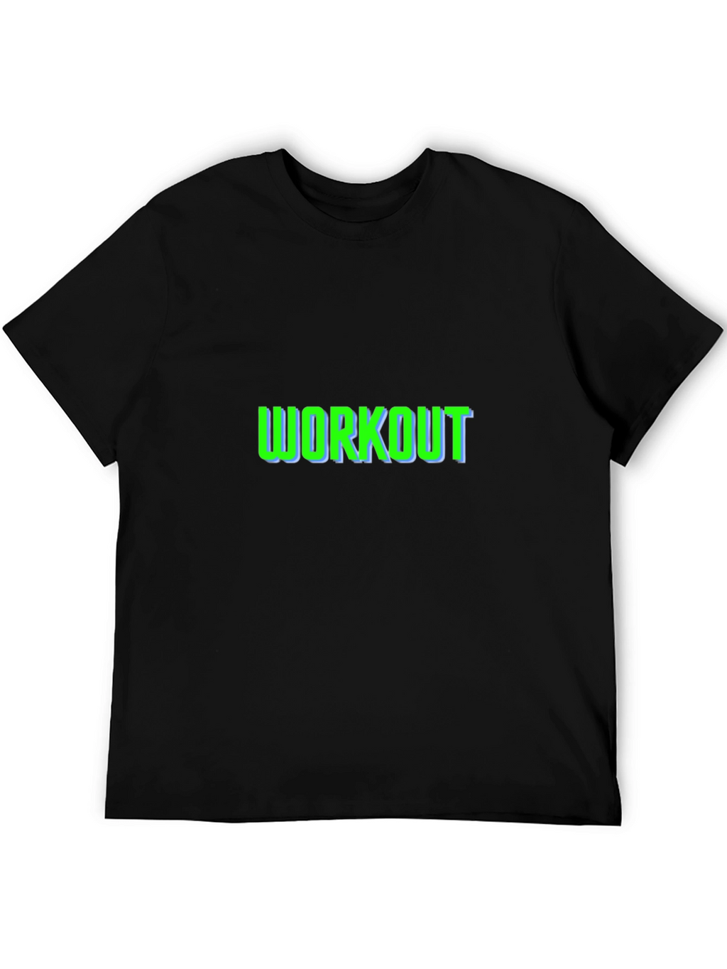 Workout Graphic Black T-Shirt