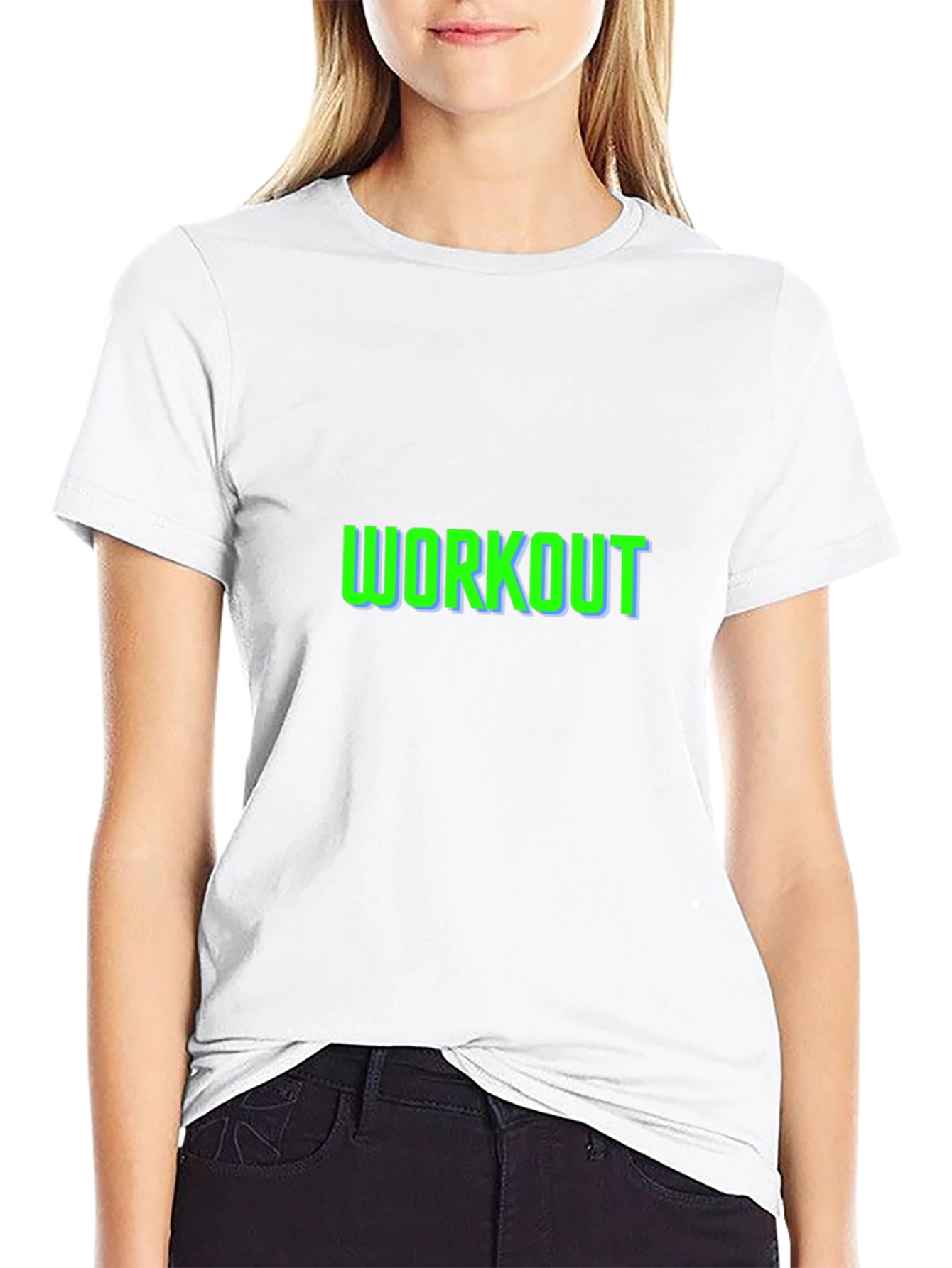 Workout Graphic Black T-Shirt