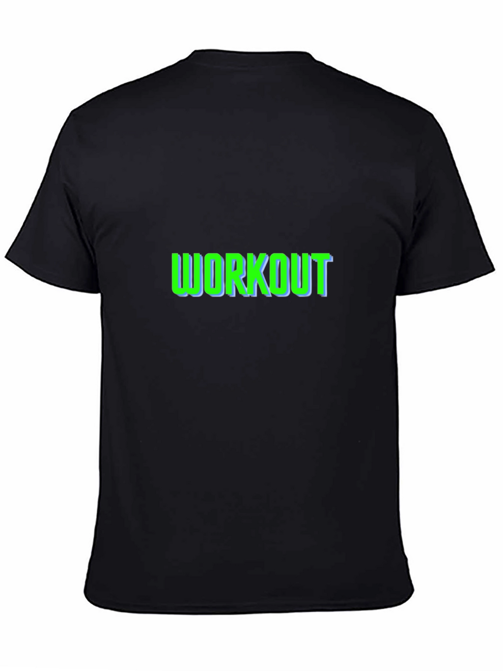 Workout Graphic Black T-Shirt