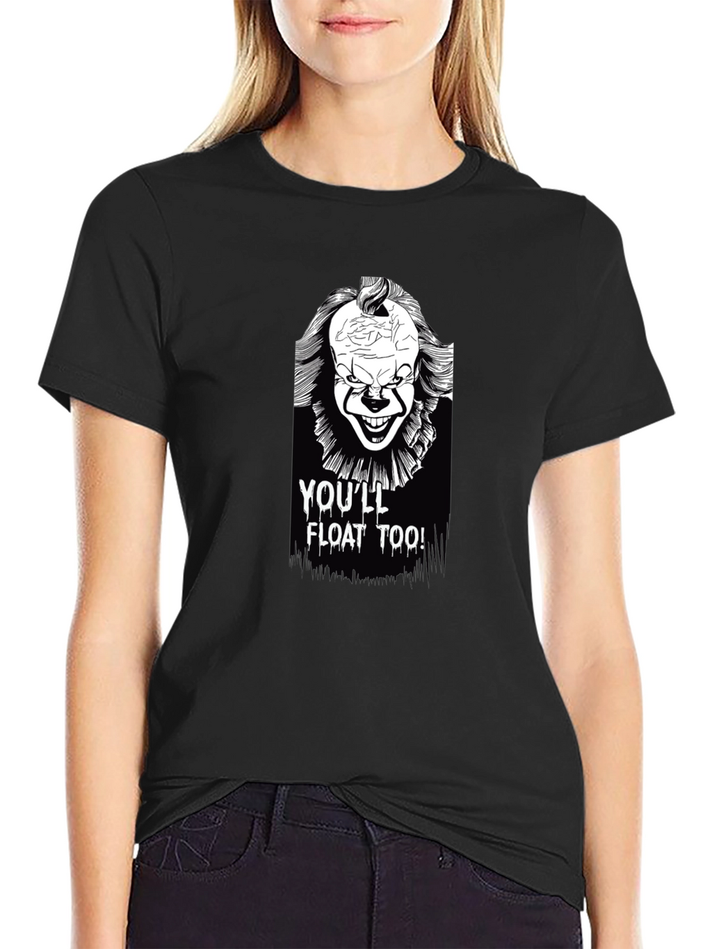 Youll Float Too Horror Graphic Tee