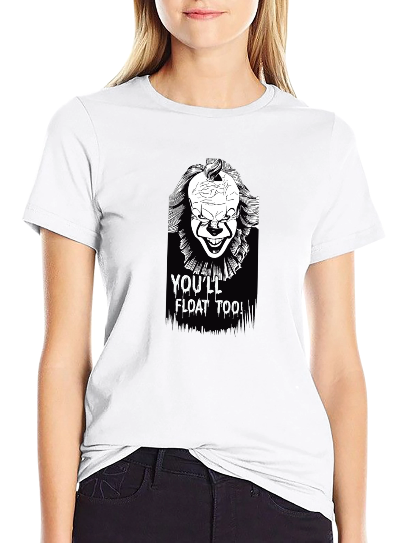 Youll Float Too Horror Graphic Tee