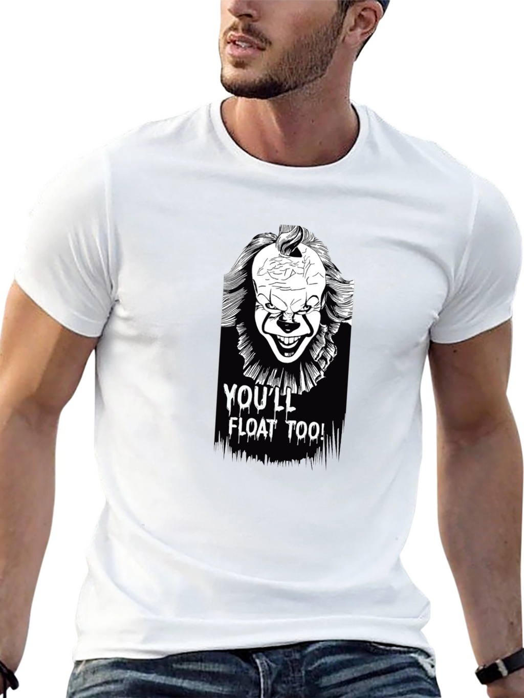 Youll Float Too Horror Graphic Tee