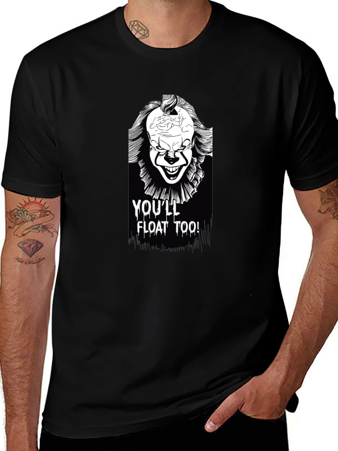 Youll Float Too Horror Graphic Tee