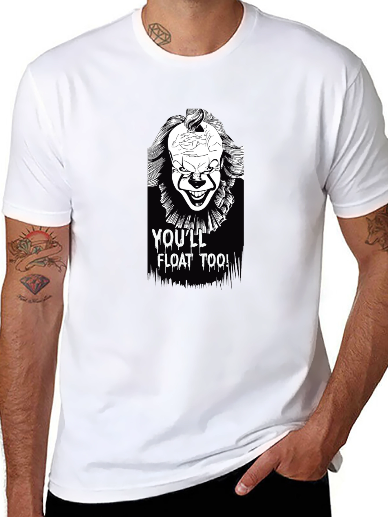 Youll Float Too Horror Graphic Tee