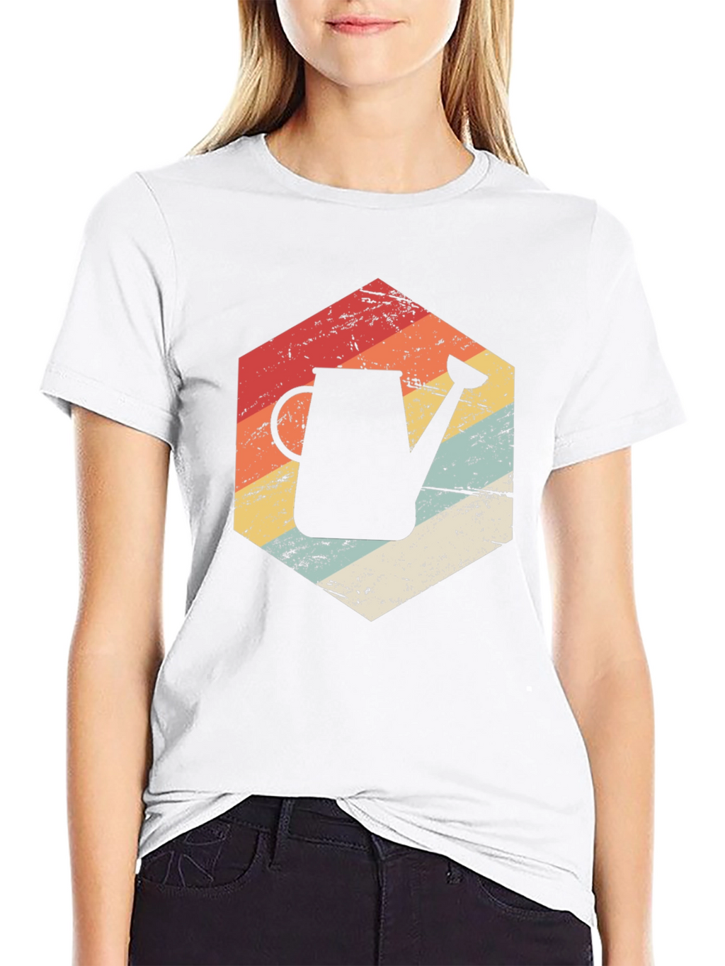 Retro Garden Watering Can T-Shirt