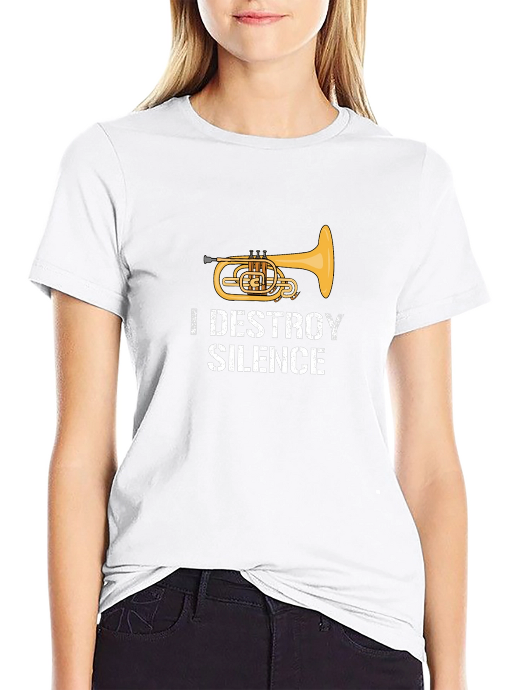 I Destroy Silence Euphonium T-Shirt