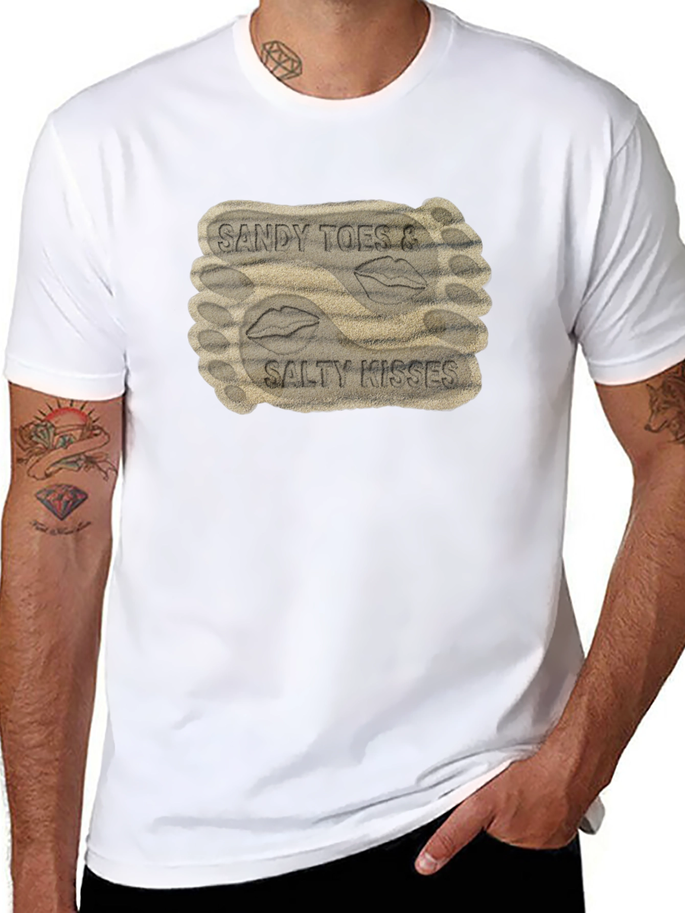 Sandy Toes & Salty Kisses Graphic Tee