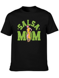 Salsa Mom Graphic Tee - Fun Dance T-Shirt