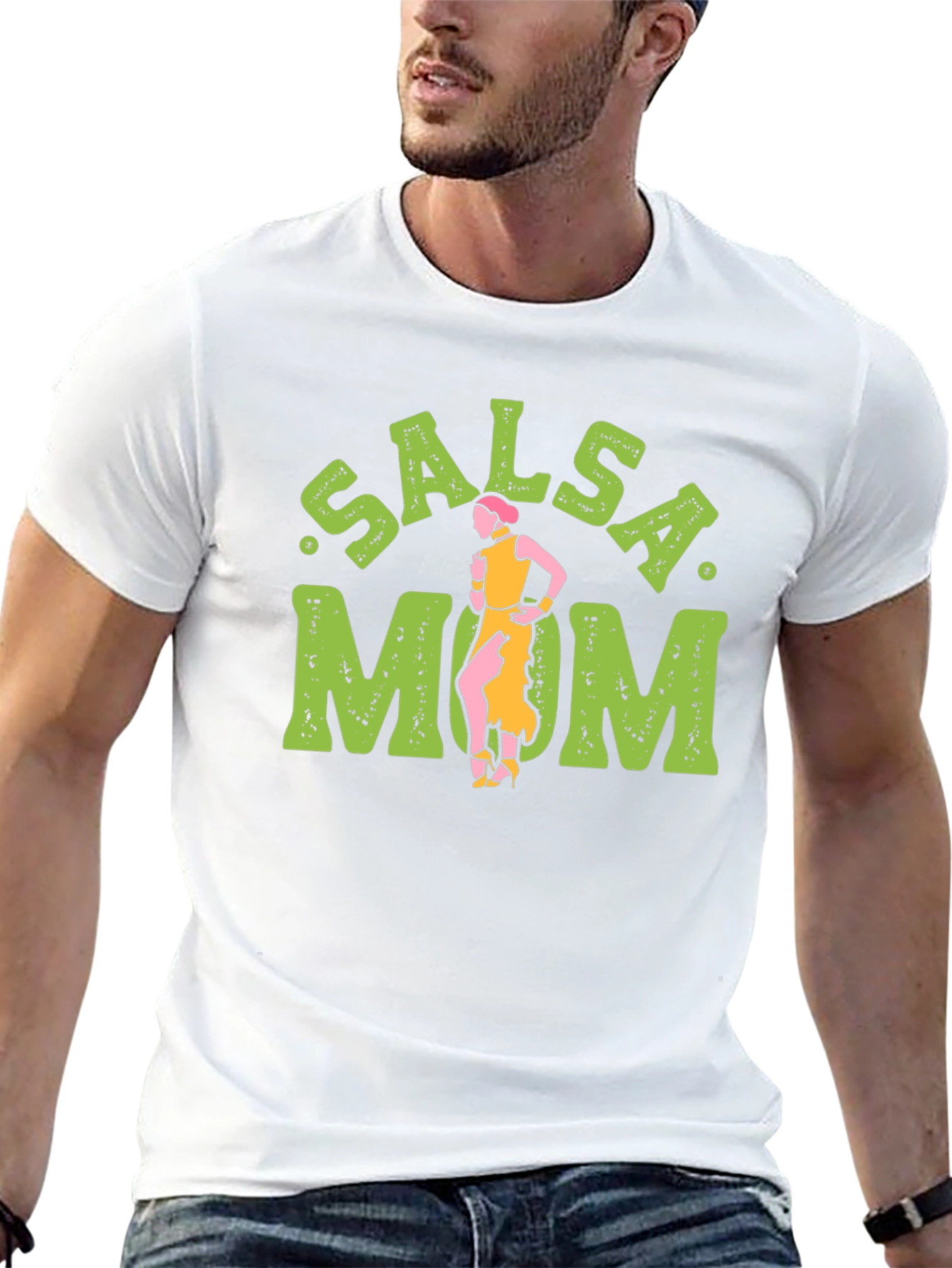 Salsa Mom Graphic Tee - Fun Dance T-Shirt